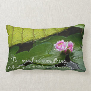 Buddha Quote Lumbar Cushion