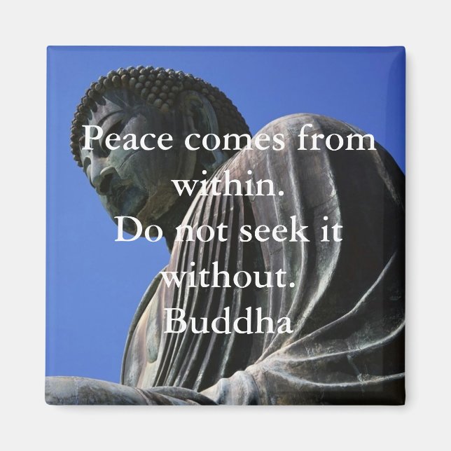 Buddha Quote Magnet 4 (Front)