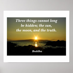 Buddha quote poster