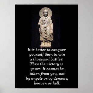 Buddha quote - poster art