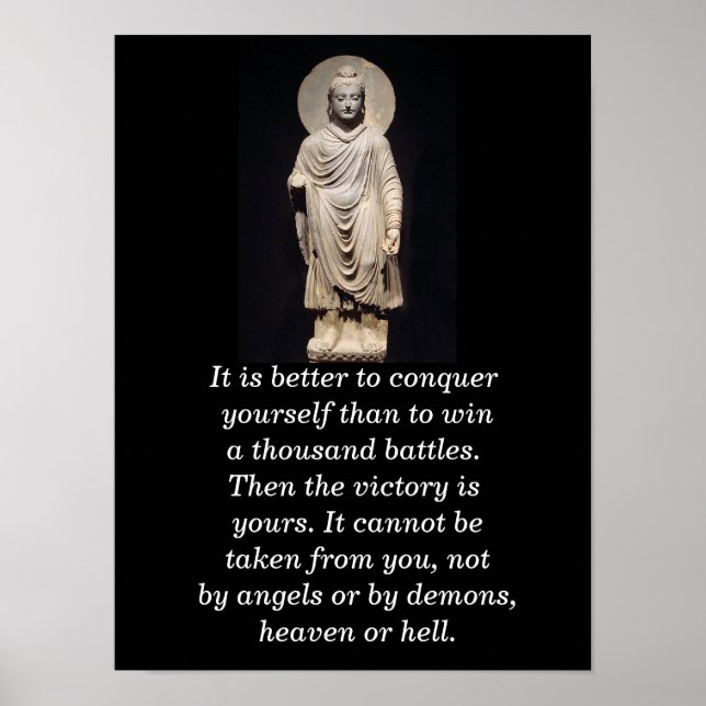 Buddha quote - poster art (Front)