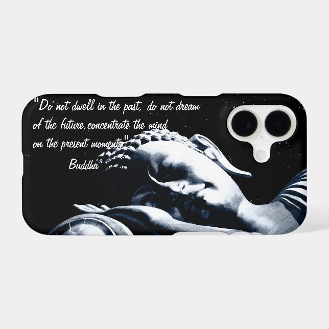 Buddha Quotes & Sleeping Buddha, Stars  / Buddhism (Back (Horizontal))