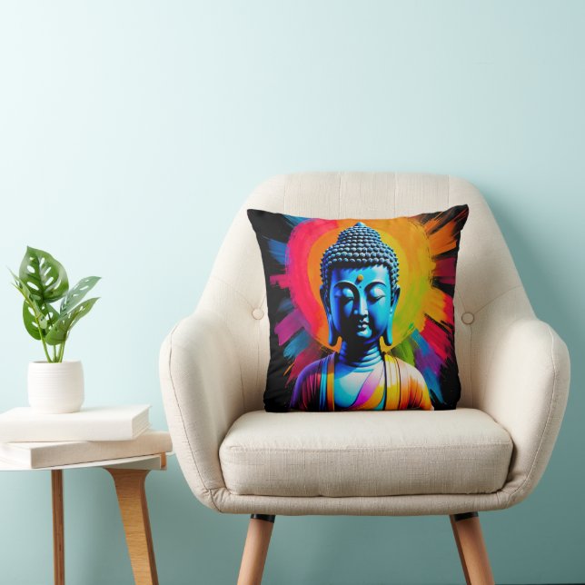 Buddha - Rays of Tranquil Cushion (Chair)