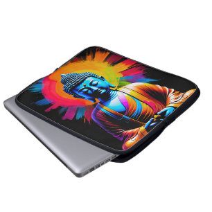 Buddha - Rays of Tranquil Laptop Sleeve