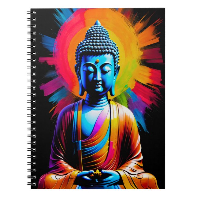 Buddha - Rays of Tranquil Notebook (Front)