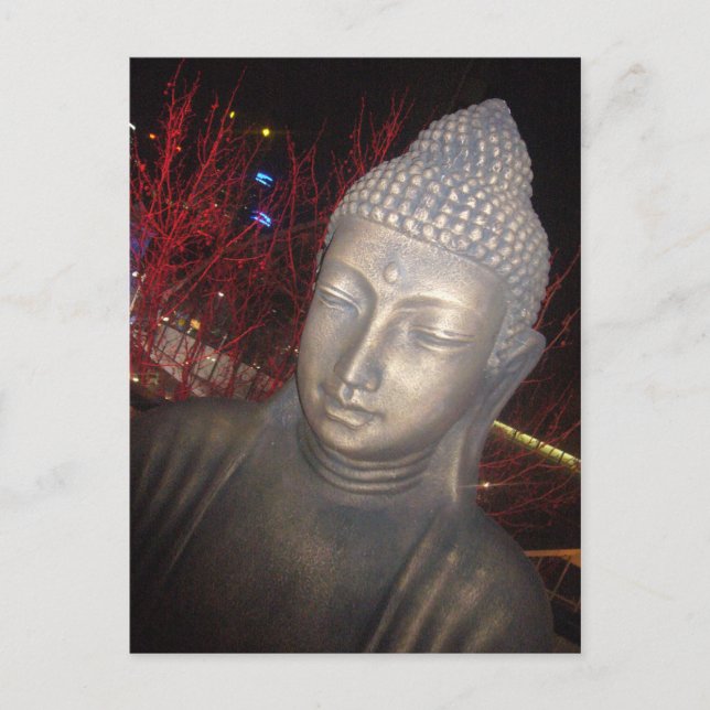buddha red postcard (Front)