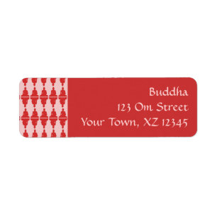 Buddha Return Address Label