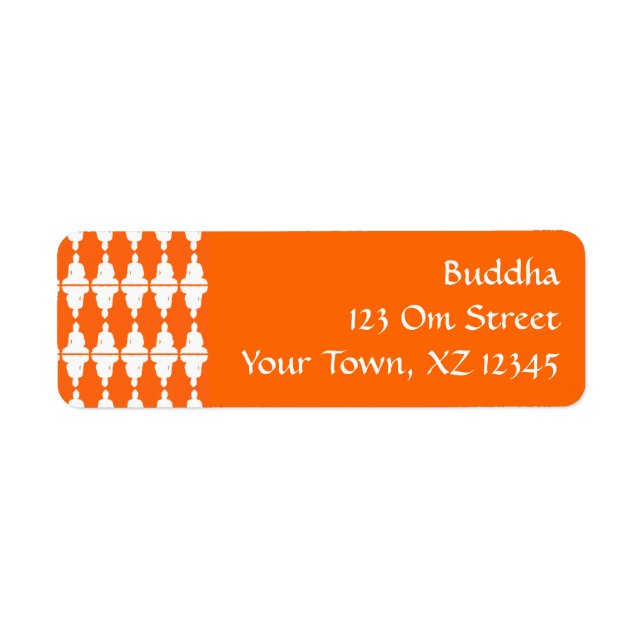Buddha Return Address Label (Front)