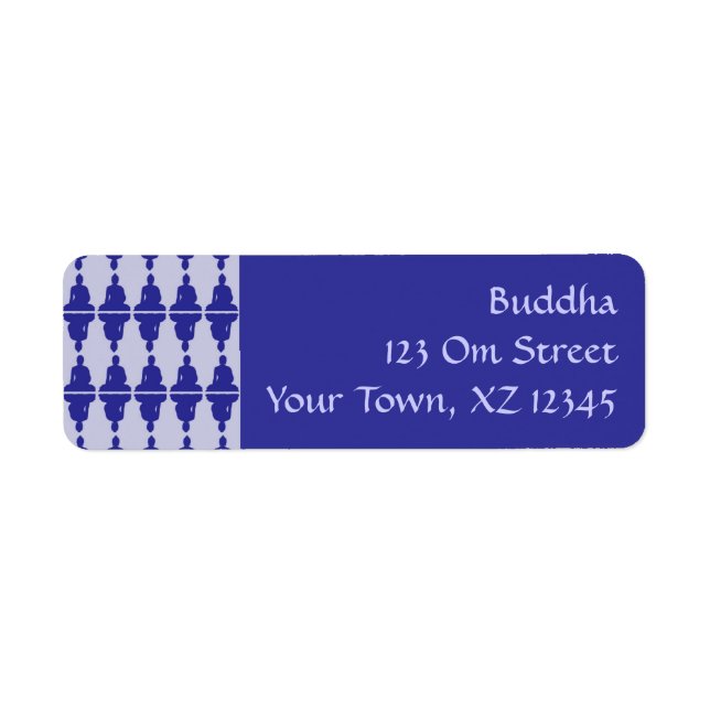 Buddha Return Address Label (Front)