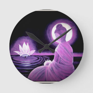 Buddha Round Clock