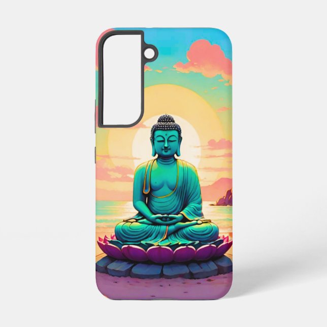 Buddha’s Sunset Reflection Samsung Galaxy S22 Case (Back)