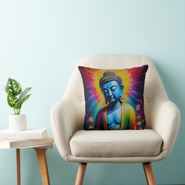 Buddha Sacred Rays of Peace Cushion (Chair)