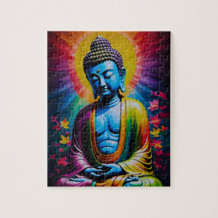 Buddha Sacred Rays of Peace Jigsaw Puzzle