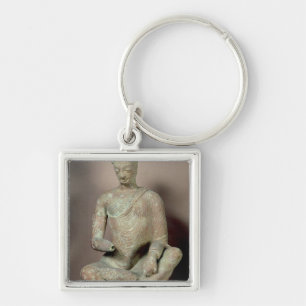Buddha seated in meditation, from Fondukistan Key Ring