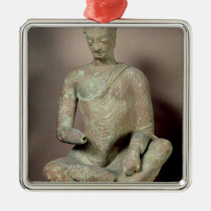 Buddha seated in meditation, from Fondukistan Metal Tree Decoration