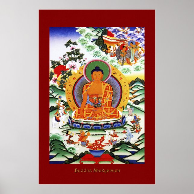 Buddha Shakyamuni 2 Religious Art Poster Series (Front)