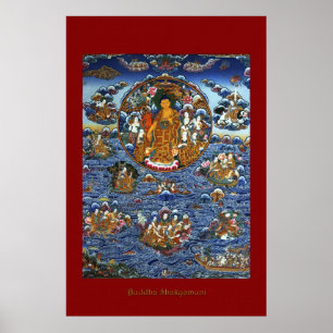 Buddha Shakyamuni 3 Religious Art Poster Series