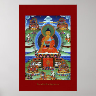 Buddha Shakyamuni Religious Art Poster Series
