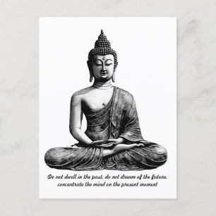 Buddha Shirt personalised quote gift for her Postcard