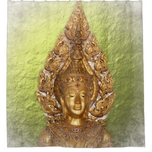 buddha shower curtain