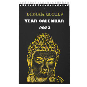 Buddha Siddharta Year Calendar 2023 Quotes