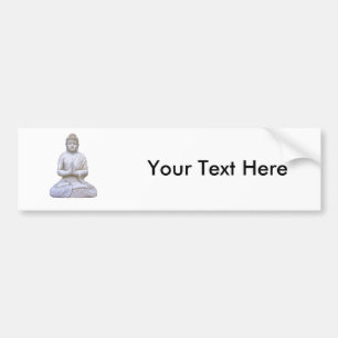 Buddha Sitting ~ Buddhist Buddhism Bumper Sticker