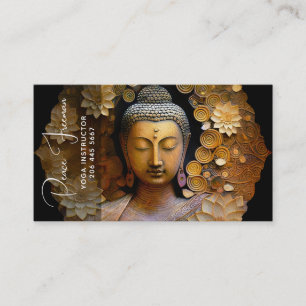 Buddha, Spiritual Meditation Business Card