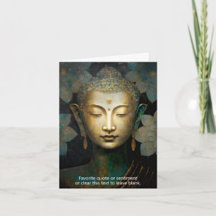 Buddha, Spiritual Meditation Card