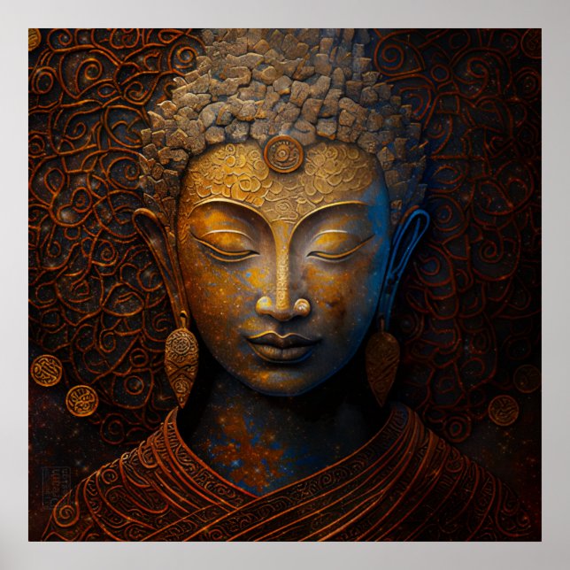 Buddha, Spiritual Meditation Poster (Front)