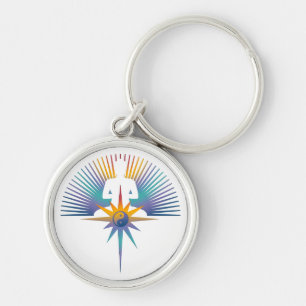 Buddha Star 3D Key Ring