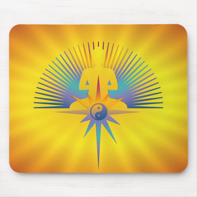 Buddha Star 3D Mouse Pad (Front)