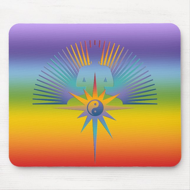 Buddha Star 3D Mouse Pad (Front)