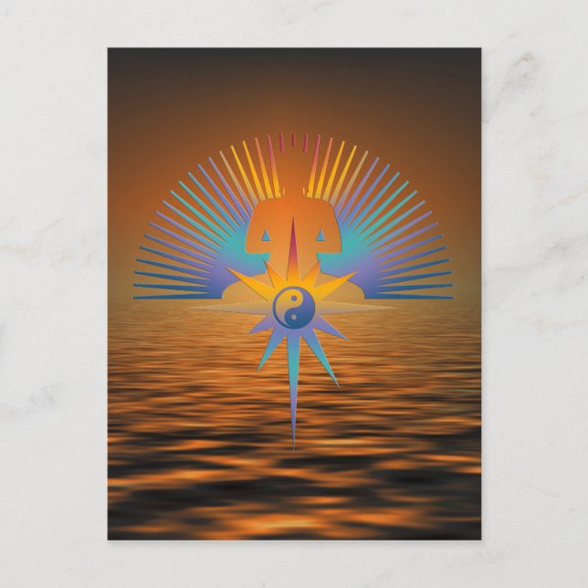Buddha Star 3D Postcard (Front)