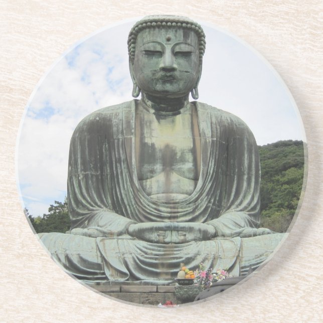Buddha Statue Buddhism Coaster (Front)