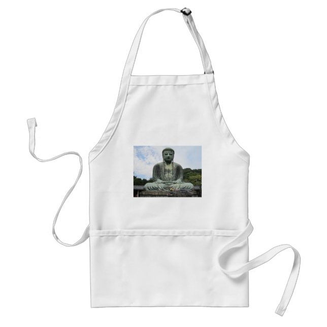 Buddha Statue Buddhism Standard Apron (Front)