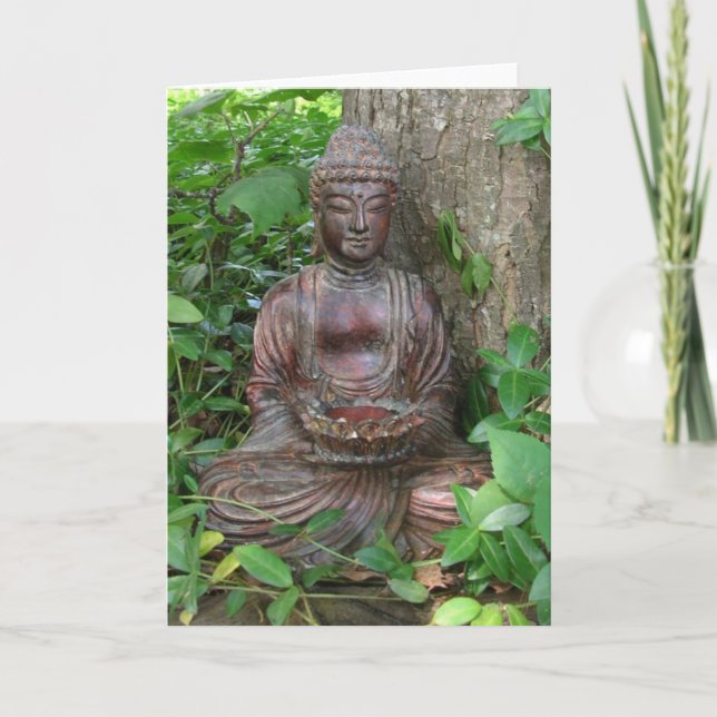 Buddha Statue Card (Front)