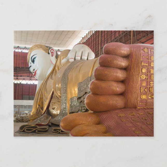 Buddha Statue Feet Postcard (Front)