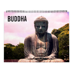 buddha statues 2027 large calendar