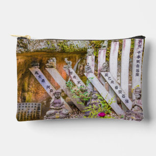Buddha statues at Senko-ji temple Accessory Pouch