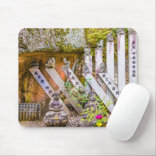 Buddha statues at Senko-ji temple Mouse Pad