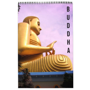 buddha statues calendar