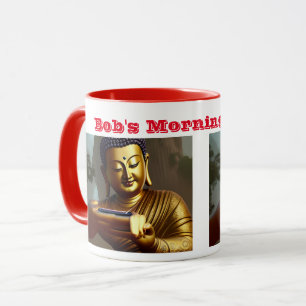 Buddha Takes a Selfie Personalised Customisable Mug