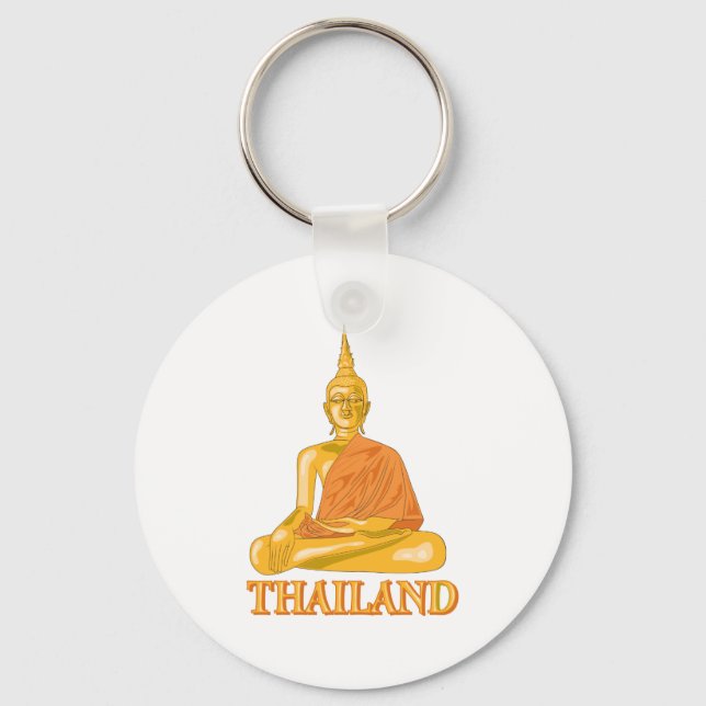 Buddha Thailand Key Ring (Front)