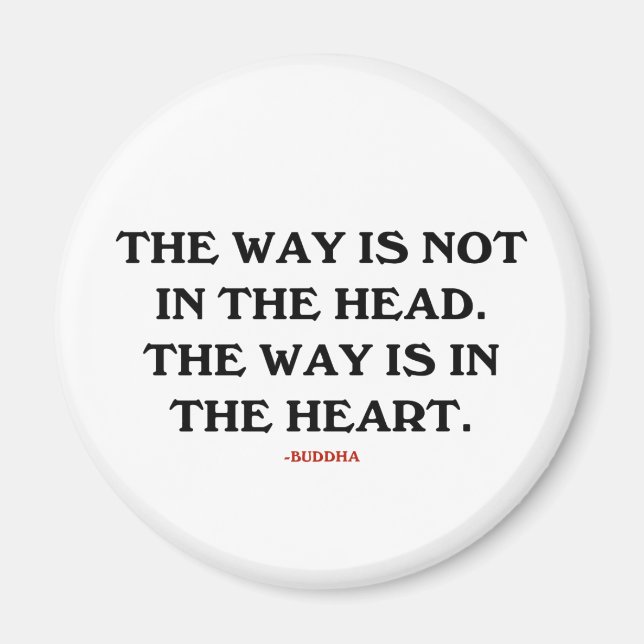 Buddha: The Way Magnet (Front)