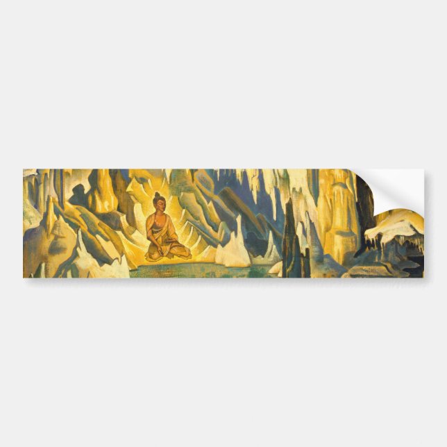 Buddha the Winner (Buddhist Art) (by Roerich) Bumper Sticker (Front)