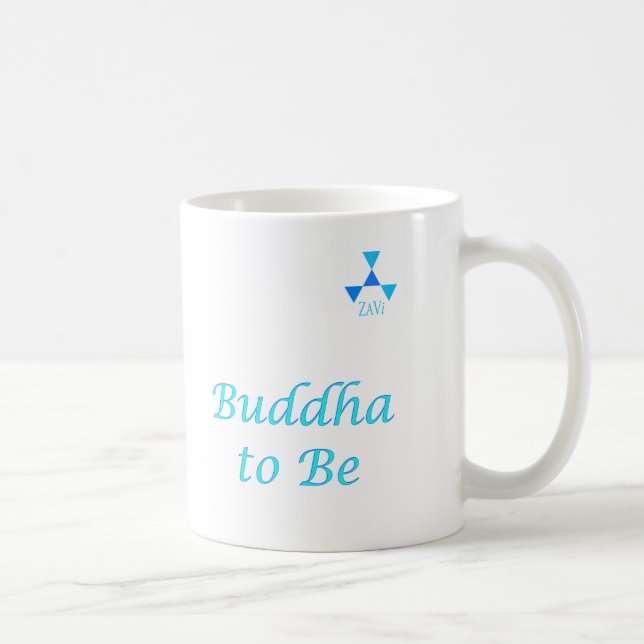 Buddha to Be in blue Coffee Mug (Right)