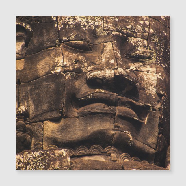 Buddha Totem at Angkor Wat - Magnet Card (Front)