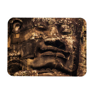 Buddha Totem at Angkor Wat - Magnet Rectangle 