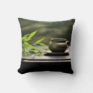 Buddha Tranquil Peaceful Nature Serene Cushion