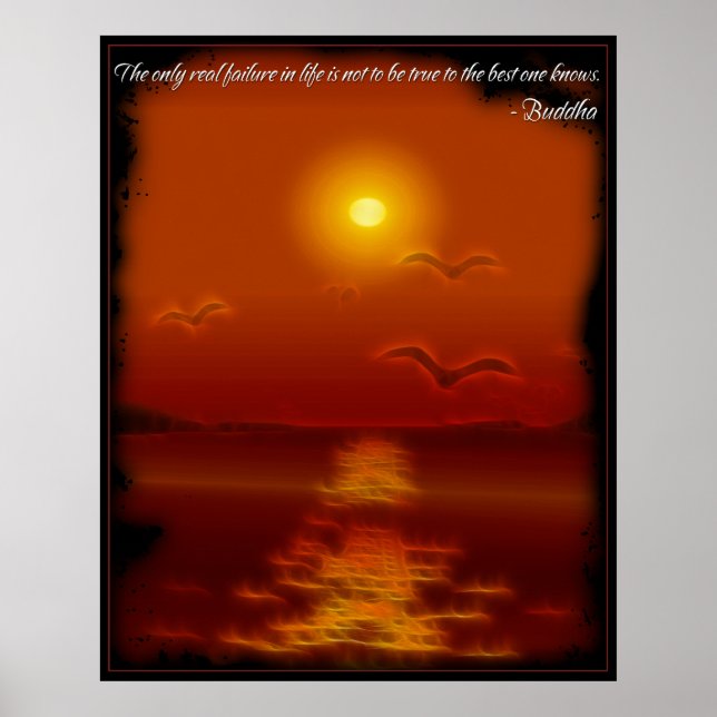 Buddha True Quote Poster (Front)